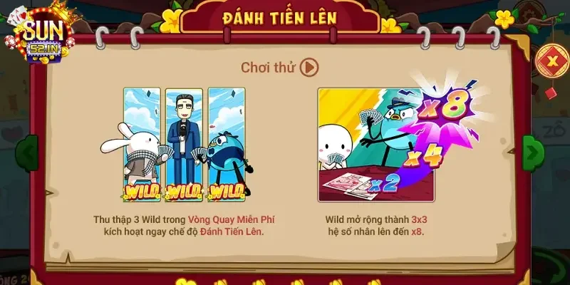 thần bài miền tây Các biểu tượng đặc biệt trong game