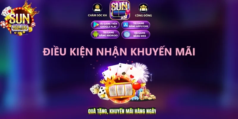Điều kiện để tham gia nhận về các ưu đãi Điều kiện để tham gia nhận về các ưu đãi
