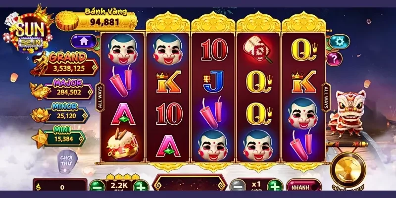 Bóc bánh Hằng Nga Người chơi trải nghiệm game với giao diện đồ họa sắc nét